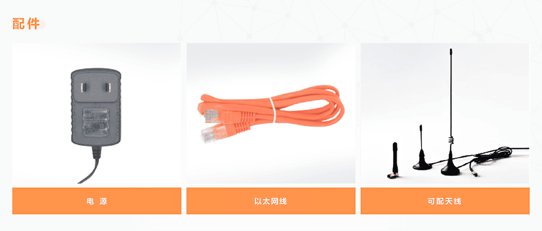 CM520-57 五口5G工業(yè)路由器 配件圖