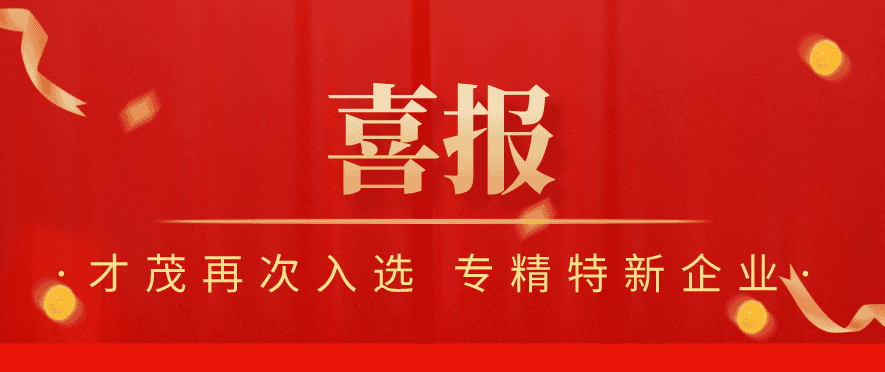 喜報 | 才茂再次榮獲廈門市「專精特新」企業(yè)認定！